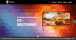 Desktop Screenshot of plakatif.ch
